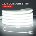 Neon COB LED Streifen WW/NW/CW Lichtband Stripe Lichterkette Lichtschlauch 230V