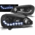 LED Scheinwerfer Set für VW Golf 5 V in schwarz