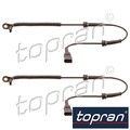 2x Sensor für Raddrehzahl topran 304976 2 Sensor Raddrehzahl links rechts