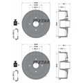 2X TEXTAR 200mm BREMSTROMMELN HINTEN PASSEND FÜR OPEL CORSA TIGRA LINKS+RECHTS