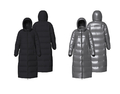Esmara® Maxi-Steppmantel Jacke Damen seitlicher Gehschlitze mit Druckknöpfen