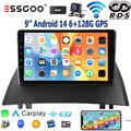 6+128G Android14 DAB+ Für Renault Megane II 2002-2009 Autoradio Carplay GPS NAVI