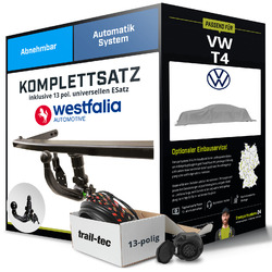Anhängerkupplung WESTFALIA abnehmbar für VW T4 +E-Satz Kit NEU AHKFlashSale 10% Rabatt* bis 16.05.