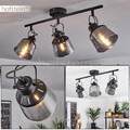 Rauchglas Ess Wohn Schlaf Zimmer Beleuchtung Decken Lampe drehbare Flur Strahler