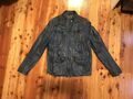 MAZE LEDERJACKE HERREN XL GRAU/OLIVE GUTER ZUSTAND