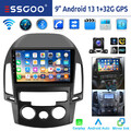 9" Für Hyundai i30 2006-11 Autoradio 32G Android 13 Carplay GPS Navi WIFI BT KAM