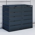 MBOX24 Classic Mülltonnenbox Mülltonnenverkleidung 2er 120L