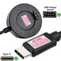 USB C Ladekabel Für Garmin Fenix 7 / 7S / 7X Pro / 7X Solar Edition Round Charge