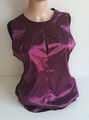 REKEN MAAR: Elegante Bluse/Shirt in aubergine in Gr. 36 - NEU