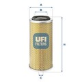 UFI 27.881.00 Luftfilter für VW NISSAN