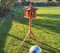 Vogelhaus VÖGLEIN mit Ständer Vogelfutterhaus Futterhaus Vogel Haus Holz