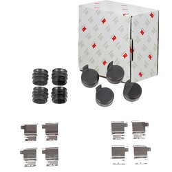 NK ZUBEHÖR MONTAGE-SATZ BREMSBELÄGE HINTERACHSE VORDERACHSE PASSEND FÜR