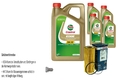 BOSCH Ölfilter 9 L Castrol EDGE FST 5W-30 LL für Audi A6 2.4 3.2 FSI