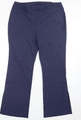 Doro blaue Damenhose aus Polyester Größe 16 L30 in normal