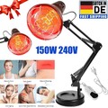 Rotlichtlampe,Infrarotlampe Rotlichtlampe Therapie lampe Heimgebrauch Wärmelampe