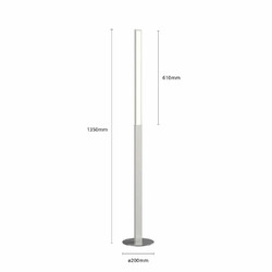 Lindby Smart Ibbe LED-Stehleuchte Stehlampe Standleuchte Standlampe App CCT