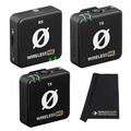 Rode Wireless ME Mikrofon System + WIME TX zusätzliches Mikrofon-Modul + Tuch