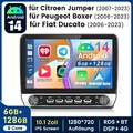 Für Fiat Ducato 2006-2024 Carplay Android 14 Autoradio GPS Navi 128G WIFI RDS BT