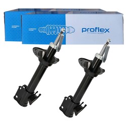 2X PROFLEX GASDRUCK STOßDÄMPFER HINTEN LINKS+RECHTS