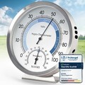 Hygrometer Thermometer Analog Luftfeuchtigkeit Raumklimakontrolle Innen Thermo