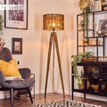 Boho Style Stand Steh Lampe Leuchte Wohn Schlaf Zimmer Raum Beleuchtung Bambus