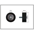 ORIGINAL® Caffaro Umlenk-/Führungsrolle, Keilrippenriemen für Opel MERIVA B