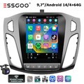 4+64G Autoradio Für Ford Focus MK3 2012-2018 Android14 Stereo GPS Navi FM BT KAM