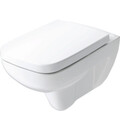 Wand-WC Geberit Renova Plan – Spülrandloses Hänge-WC Set, Toilette + Sitz modern