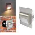 LED Wand-Einbau-Strahler 230V Treppen-Stufen-Licht Leuchte Lampe Hohlwand-Dose