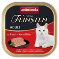 animonda Vom Feinsten Adult Rind Kartoffeln 32x 100 g Katzenfutter Nassfutter