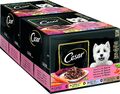 Cesar Selektion in Sauce Hundefutter Nassfutter Rind Huhn Lamm 48 Beutel x 100 g