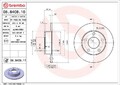 2x BREMBO Bremsscheibe 08.8408.11 für AUDI VW