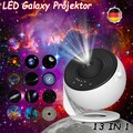 13IN1 LED Sternenhimmel Galaxy Projektor Lampe Nebula Planetarium Nachtlichte DE