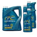 9 Liter MANNOL Universal 15W-40 Motoröl API SN/CH-4 ACEA A3/B4