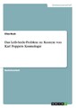 Buck - Das Leib-Seele-Problem im Kontext von Karl Poppers Kosmologie - - M555z