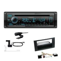 Kenwood KDC-BT760DAB Autoradio DAB Bluetooth für Ford Kuga schwarz mit Canbus