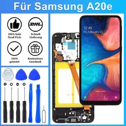 Original Samsung Galaxy A20e SM-A202F LCD Display Touch Screen Bildschirm Black