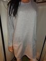 UP 2 FASHION long Pullover in grau mit Taschen Gr L