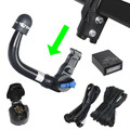 AHK Anhängerkupplung abnehmbar +7pol E-Satz für Renault Clio 5 V BF_ ab 19 5-Tür