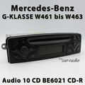 Original Mercedes W463 Radio Audio 10 CD BE6021 G-Klasse Becker Autoradio W461