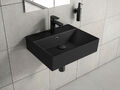 Design Keramik Waschtisch Waschbecken Waschschale Becken 50x42cm schwarz matt 