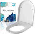 WC Sitz mit Absenkautomatik Softclose Toilettendeckel Klodeckel Kunststoff Weiß