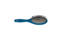 Haarbürste Hellblau ohne Noppen  Massagebürste Haar Bürste Tierbürste Fellpflege