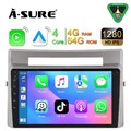 4G+64G Für Toyota Corolla Verso 2003-2009 Autoradio Android 15 Carplay GPS BT FM