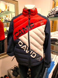 CAMP DAVID Steppweste mit Logo-Prints, Multicolor, Gr. M-4XL, UVP 149,95 Euro!