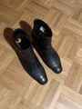 Elegante Damen Stiefeletten Leder Schwarz, Gr. 6,5, Ara, Luftpolstersohle