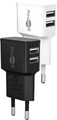 USB-A Dual-Ladegerät (12 W) weiß, 2x USB-A-Anschlüsse