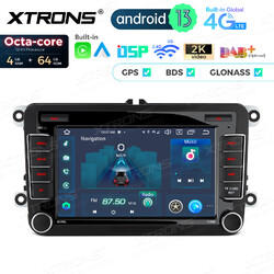 2K 7" Android 13 Autoradio 4G+64GB DSP GPS CarPlay Für VW Golf 5/6/7 Passat B6