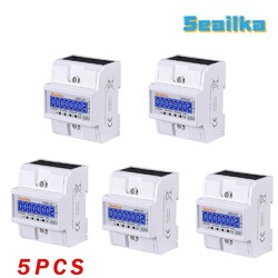 Wechselstromzähler Drehstromzähler Stromzähler LCD Kalibriert 3-Phasen DIN