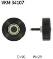 SKF Umlenk-/Führungsrolle, Keilrippenriemen VKM 34107 für FORD SAAB